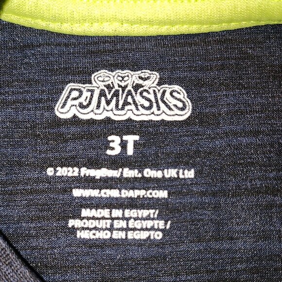 Jumping Beans PJ Masks Active Wear T- Shirt 3T - Picture 2 of 2